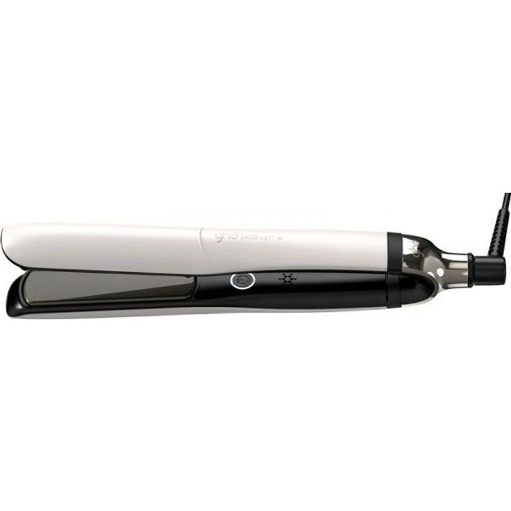 ghd platinum+ Styler, professionelles Glätteisen mit vorausschauender Technologie, weiß für seidig glattes Haar – Bild 1