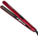Maxpro Evolution rot Titanium-Glätteisen & Ionen-Technologie für seidig glattes Haar