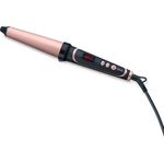 Beurer HT 62 kegelförmiger Lockenstab mit Keramik-Keratin-Beschichtung, Schnellaufheizung, Abschaltautomatik und Soft-Touch Oberfläche, inklusive hitzebeständigem Schutzhandschuh