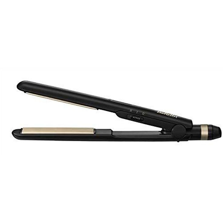 BaByliss ST089E Reise-Haarglätter Ceramic Straight 230, Multi-Spannung für Reisen, schwimmende Keramikplatten, Temperatureinstellungen 200oC und 230oC, kompakt für seidig glattes Haar