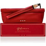 ghd platinum+ deep scarlet Styler, Limited Edition mit passender Tasche, Rot für seidig glattes Haar