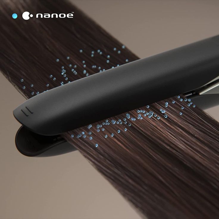 Panasonic Glätteisen EH-HS0E nanoe™-Technologie, mit 3D Keramikplatten und intelligenter Temperaturanpassung, schwarz-champagner – Bild 5
