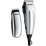 Wahl Haarschneider und Rasierer 79305-1316 silber inkl. Aufsteckkämme, Schere, Kamm, Schmieröl, Aufbewahrungstasche