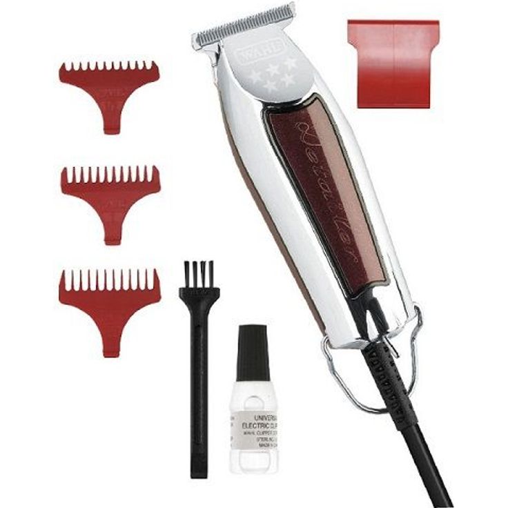 Wahl Haarschneidemaschine Detailer Wide, rot – Bild 2