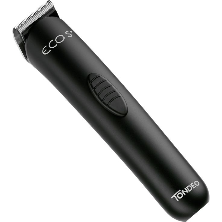 Tondeo ECO S Plus Trimmer Schwarz Haarschneider mit Karbonstahlklingen 60 Minuten Akkubetrieb Trockenanwendung