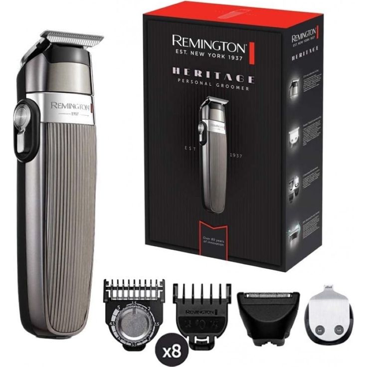Remington PG 9100 Heritage Multigroomer Haarschneider inkl. Aufsteckkämme Edelstahlklingen – Bild 2
