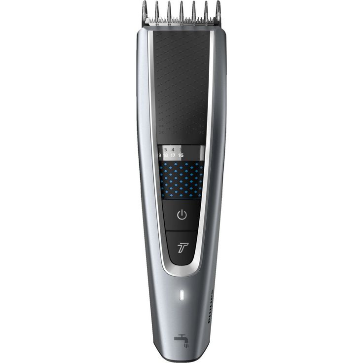 Philips HC5630-15 Hairclipper Series 5000 Haarschneider, silber-schwarz 28 Schnittlängen abwaschbar – Bild 2