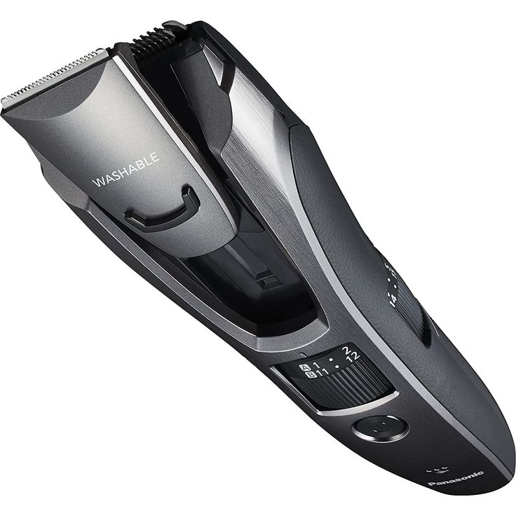 Panasonic ER-GB80-H503 Bartschneider, dunkelsilber/schwarz, Akku, inkl. 3 Aufsätze – Bild 5