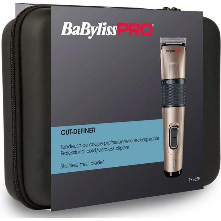 BaByliss Pro FX862E Cut Definer Haarschneidemaschine inkl. Aufschiebekämme, Pflegeöl und Reinigungsbürste – Bild 5