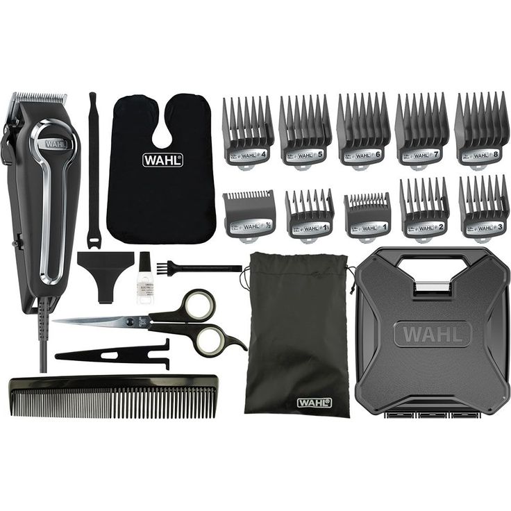 Wahl Elite Pro Haarschneider Netzbetrieb inkl. 10 Kammaufsätze, Aufbewahrungskoffer, Schere, Reinigungspinsel, Öl, Kamm, Schutzkappe – Bild 2