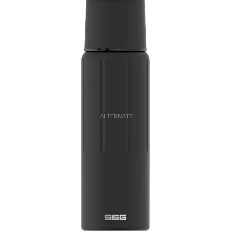 SIGG Thermo Trinkflasche Gemstone IBT Obsidian Schwarz 1,1L Edelstahl Drehverschluss auslaufsicher – Bild 1