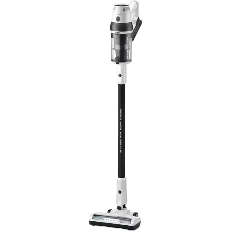 Trisa T9670 Quick Clean Professional Handstaubsauger mit Beutel, 80 min Akkubetrieb, Zyklon-Technik, schwarz-weiß