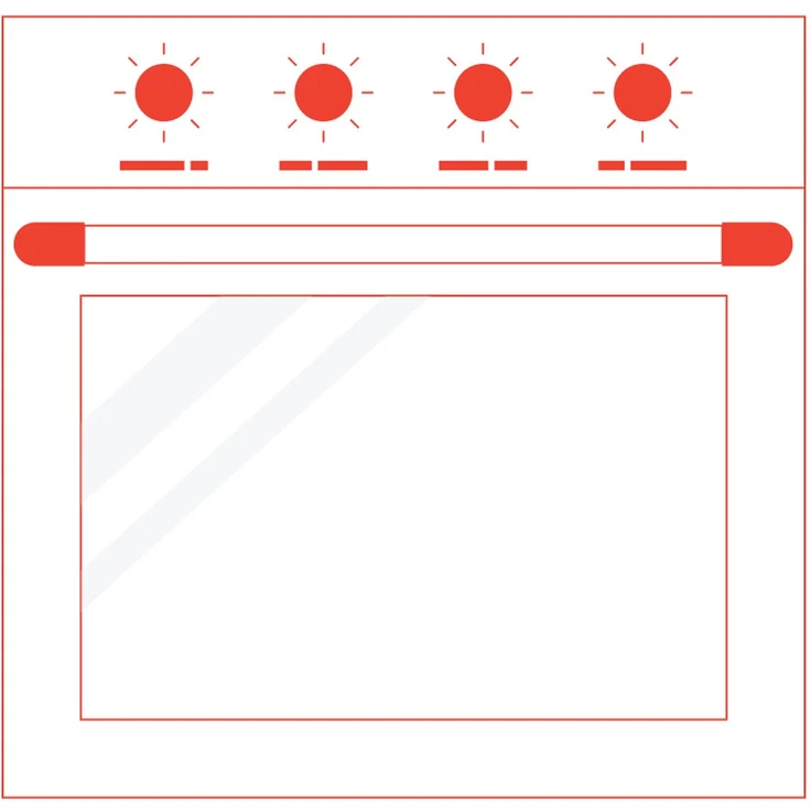 Smeg SF6400TVX 60 cm Einbau Backofen EEK A – Bild 1