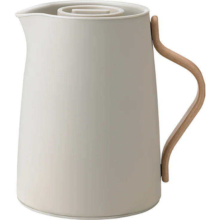 Isolierkanne, Tee - 1 l. Emma Soft sand Stelton – Bild 1