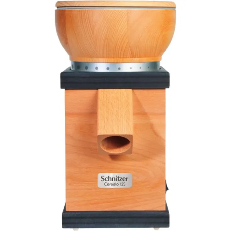 Schnitzer Cerealo 125, elektrische Getreidemühle, 125 g-min, 360 W, braun, anthrazit
