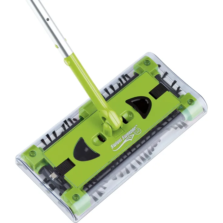 in-trading Handelsgesellschaft mbH Akku-Besen Swivel Sweeper G2 - kabellos und wiederaufladbar - limegreen
