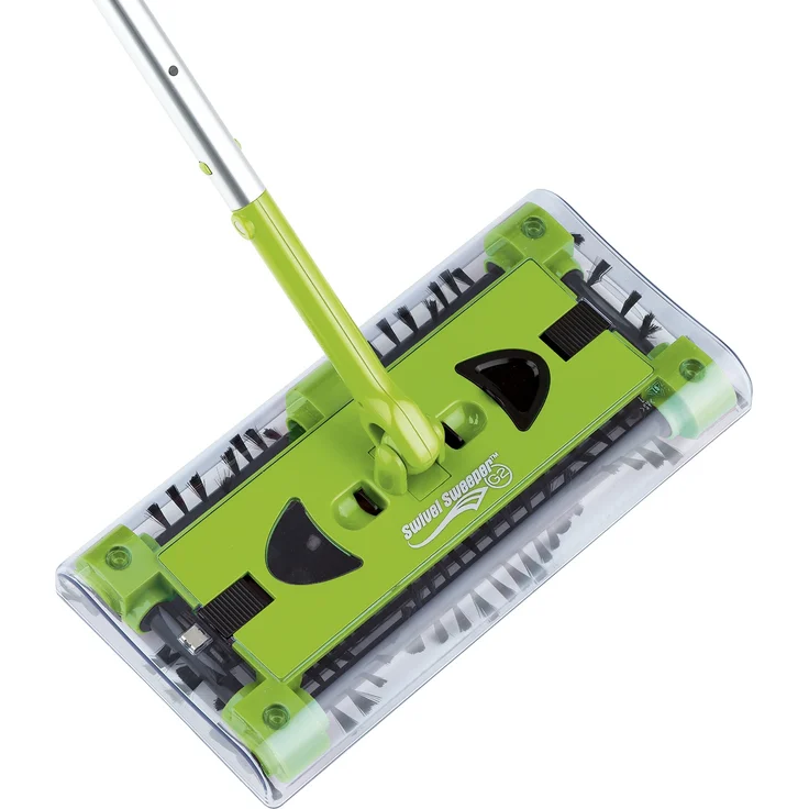 in-trading Handelsgesellschaft mbH Akku-Besen Swivel Sweeper G2 - kabellos und wiederaufladbar - limegreen