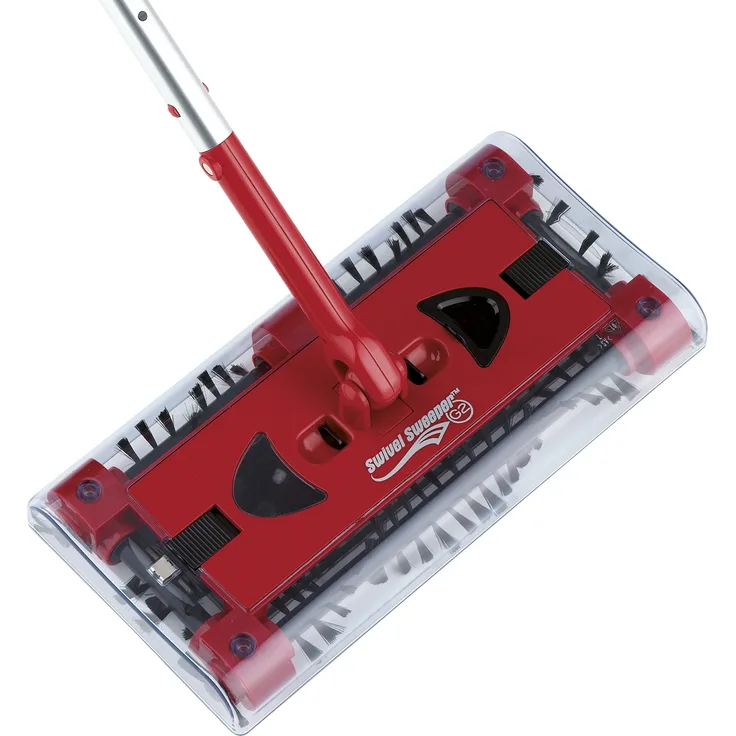 in-trading Handelsgesellschaft mbH Akku-Besen Swivel Sweeper G2 - kabellos und wiederaufladbar - rot