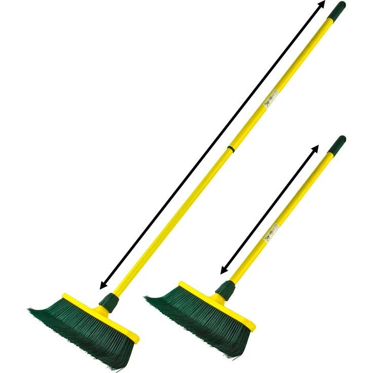 BÜMAG Teleskop Krallenbesen Besen 40 cm Breite mit Teleskopstiel 88 bis 142 cm