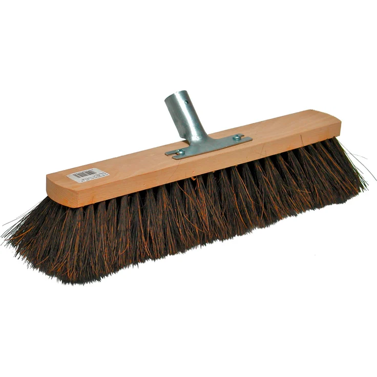 dema Kehrbesen Arenga Besen 40 cm Arengabesen mit Metallhalter verzinkt 24 mm