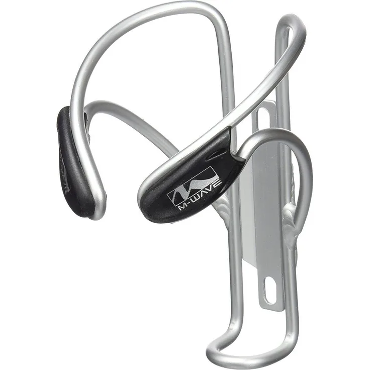M-Wave Aluminiumflasche Cage Black Silver