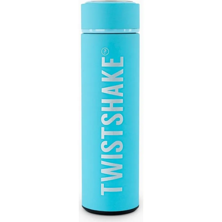 Twistshake Hot or Cold Bottle 420ml (4 Farben) Pastel Blue