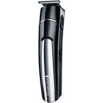 Remington Barttrimmer Set Herren MB4110 (inkl. 2 Aufsteckköpfe: Präzisionsklinge&Folienrasieraufsatz, Netz--Lithium Ionen Akkubetrieb, USB-Ladefunktion inkl. Kabel + Tasche) Bartschneide Set