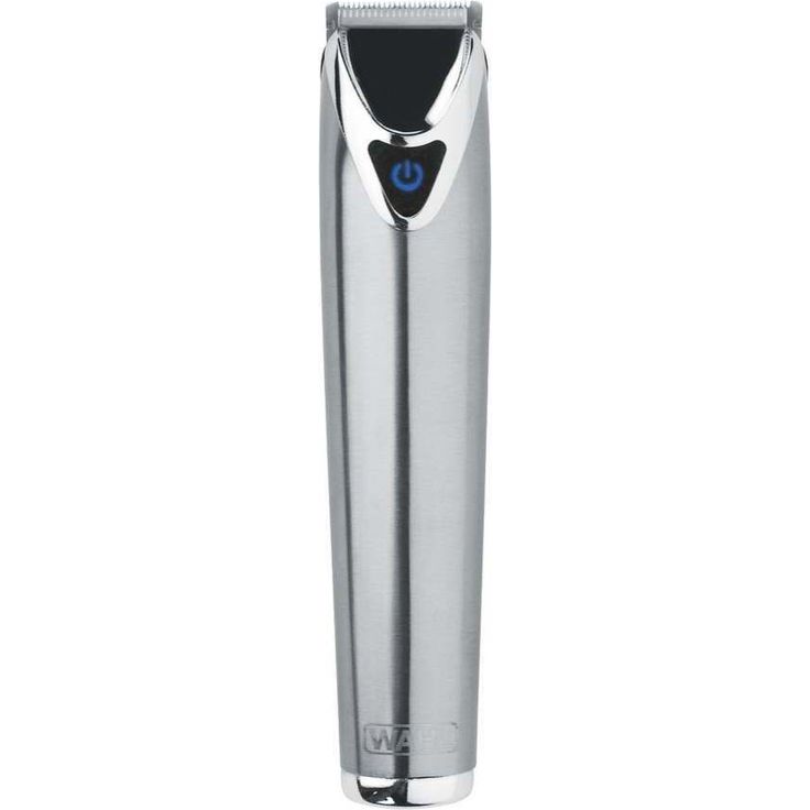 Wahl 9818-116 Stainless Steel Lithium Ion plus Edelstahl-Bartschneider inkl. Aufsatz für Nasen- und Ohrenhaare & 4 Kammaufsätze – Bild 2