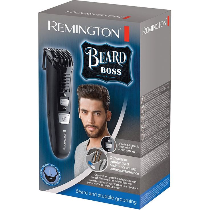 Remington Barttrimmer Herren MB4120 (hochwertige Edelstahlklingen, Batteriebetrieben inkl. 2 x AAA Batterien, 11 Längeneinstellungen für verschiedene Bartsyles) Bartschneider – Bild 5