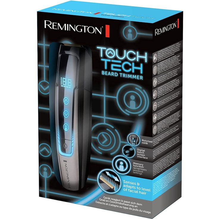 Remington TouchTech Barttrimmer MB4700 (digitale TouchScreen-Oberfläche, 0,4-18mm Längeneinstellung, Netz--Lithium Ionen Akkubetrieb, Micro-USB-Ladefunktion inkl.Kabel) Bartschneider Touch Tech – Bild 6
