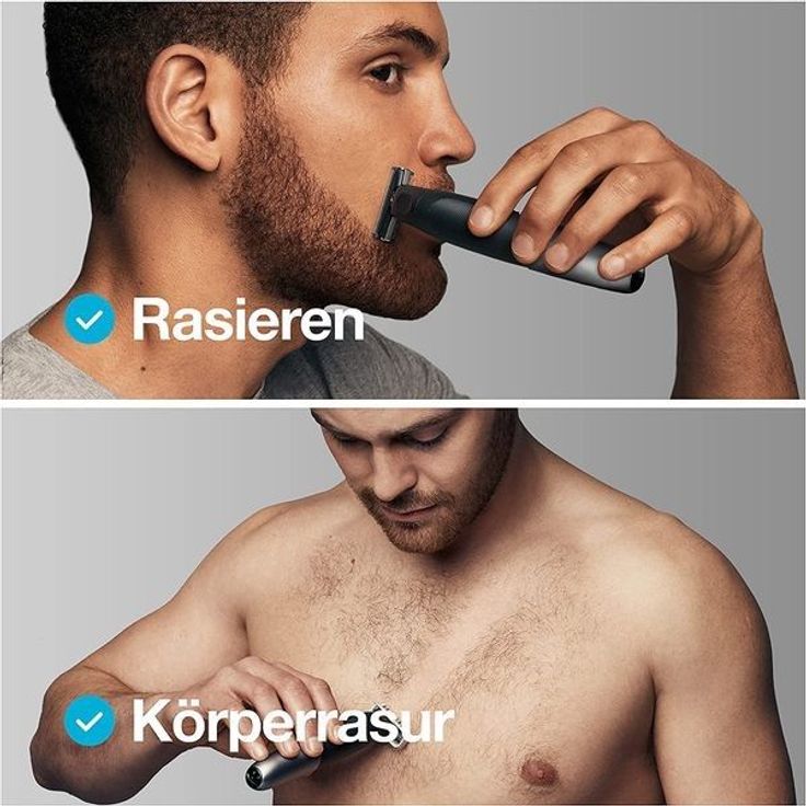 Braun Series XT5200 Bartschneider, Bodygrooming-Set, 1 langlebige Klinge, mit Reisebeutel, ein Gerät für 3-Tage-Bart, Haare, Intimbereich, Achseln – Bild 3