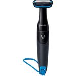 Philips Bodygroom Series 1000 BG1024/16 Bartschneider Haartrimmer Batteriebetrieb abwaschbar 1 Kammaufsatz blau, schwarz