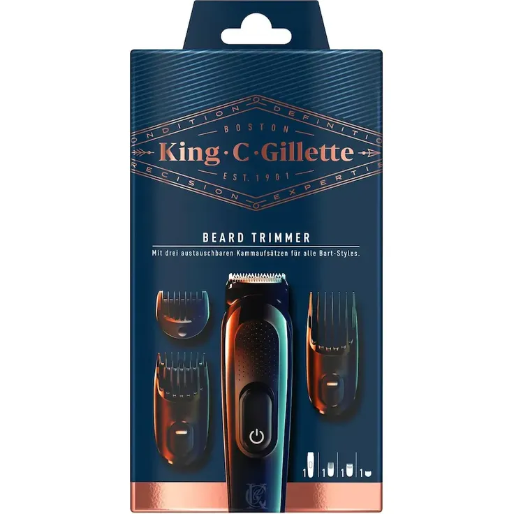 King C Gillette Beard Trimmer Rasur