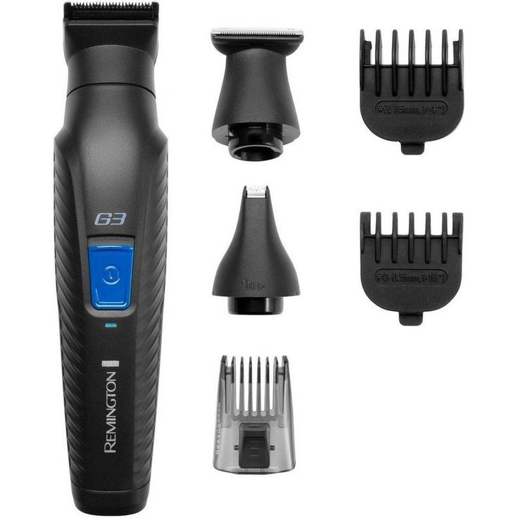 Remington Multi- Haarschneidemaschine G3 (inkl. 6 Aufsteckköpfe--kämme, Akkubetrieb), Bart Trimmer Herren, Haarschneider, Körper-, Ohr- & Nasenhaartrimmer, selbstschärfende Klingen, PG3000 – Bild 2