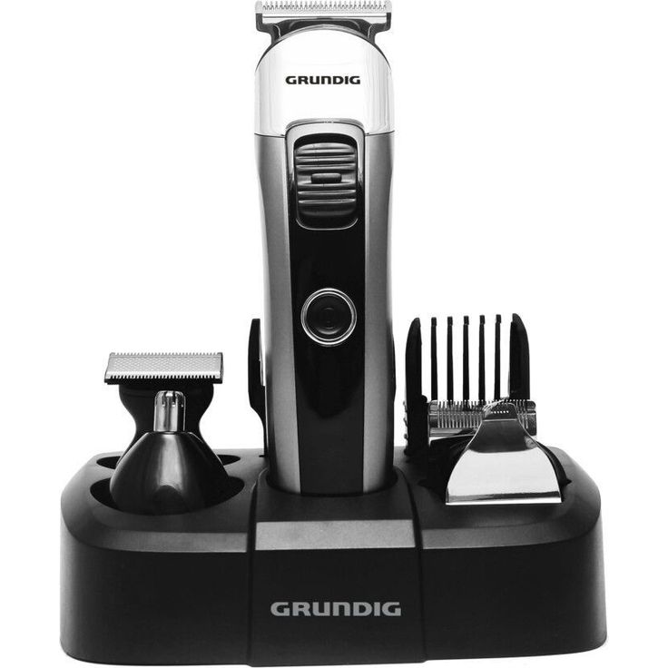 Grundig MGK 6841 Multigroomingkit schwarz inkl. Aufsätze für Körper und Gesicht, Ladestation – Bild 1