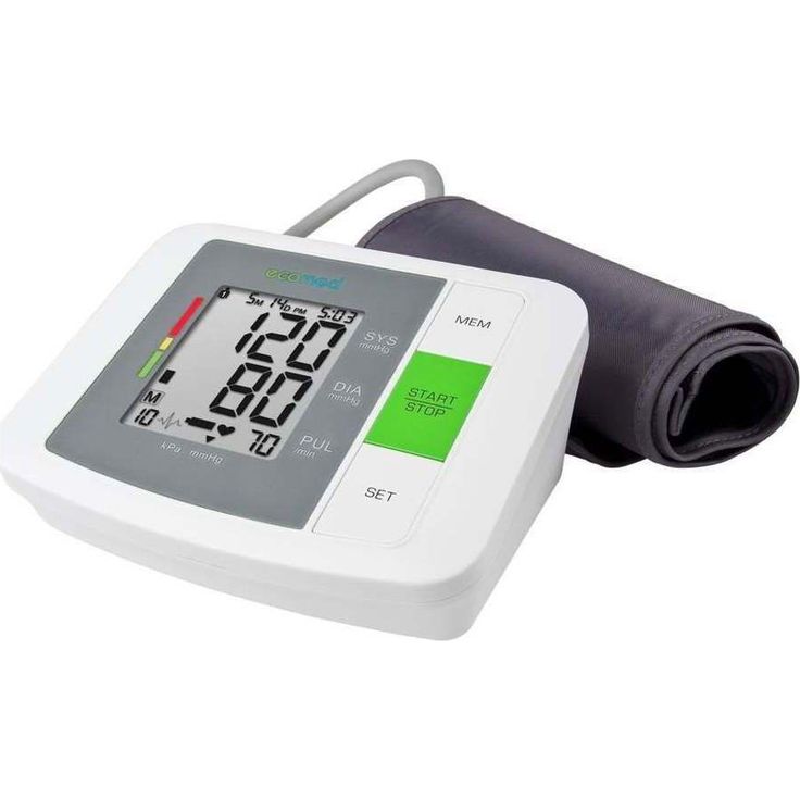 Ecomed BU 90E Oberarm-Messung & Automatisches Aufpumpen Blutdruckmessgerät
