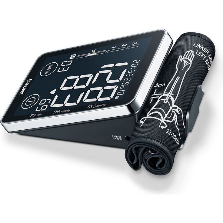 Beurer BM 58 Oberarm-Blutdruckmessgerät mit USB-Schnittstelle, zwei Benutzerspeicher für je 60 Messwerte, mit Arrhythmie-Erkennung und Risikoindikator, für Oberarmumfänge von 22-30 cm – Bild 2