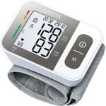 Sanitas SBC 15 Handgelenk-Blutdruckmessgerät, vollautomatische Blutdruck- und Pulsmessung, Warnfunktion bei möglichen Herzrhythmusstörungen