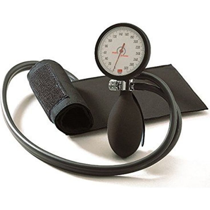 boso Clinicus II mit Klettenmanschette, Durchmesser 60 mm, schwarz, 1 Stück