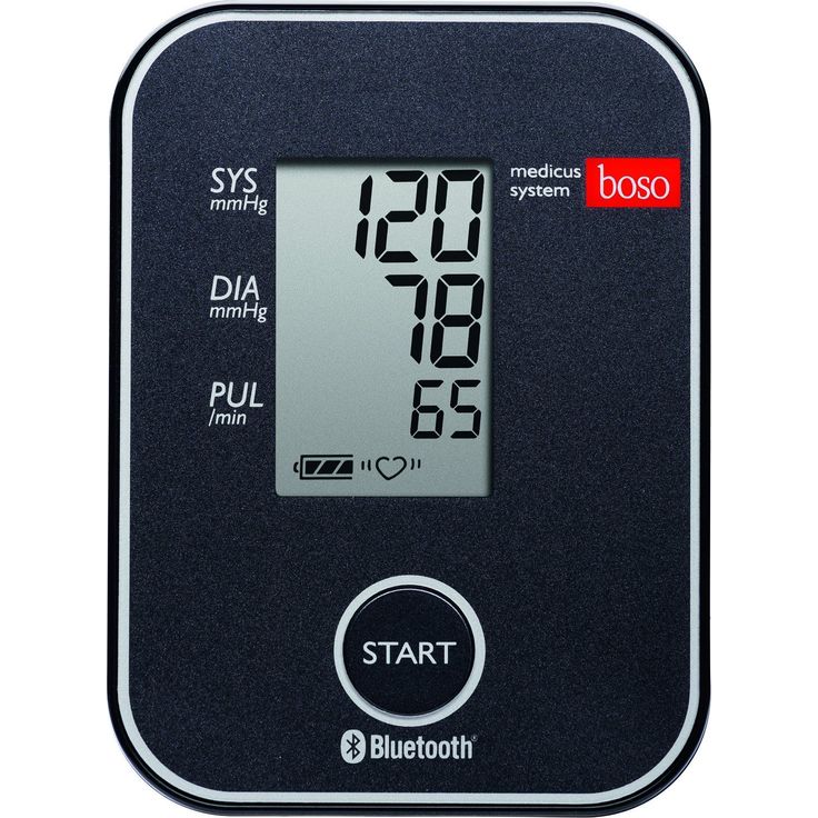 boso medicus system Kabelloser Blutdruckmesser für die Messung am Oberarm mit Arrhythmie-Erkennung Inkl. Universal-Zugbügelklettenmanschette (22-42cm)
