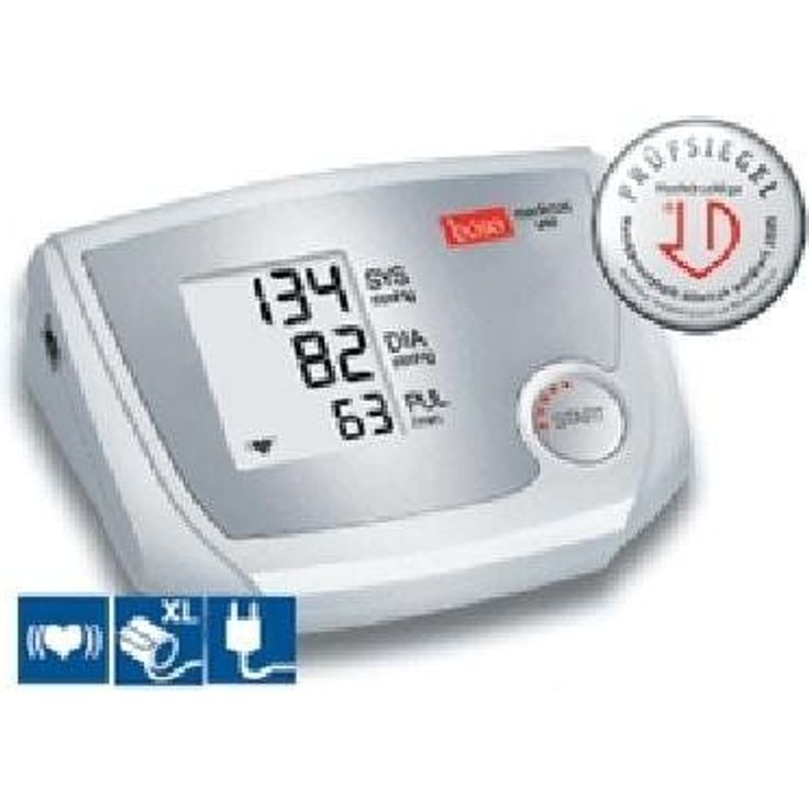 boso medicus uno XL Oberarm-Blutdruckmessgerät - Blutdruck Tracker mit großem Display, Inklusiv XL-Manschette, 32-48cm