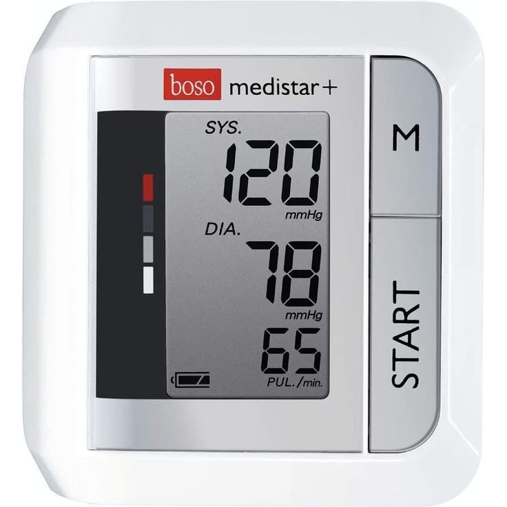 boso medistar+ Handgelenk Blutdruckmessgerät mit Speicher für 90 Messungen, extra großem Display und Arrhythmie-Erkennung inkl. Handgelenkmanschette (13,5-21,5 cm) – Bild 2