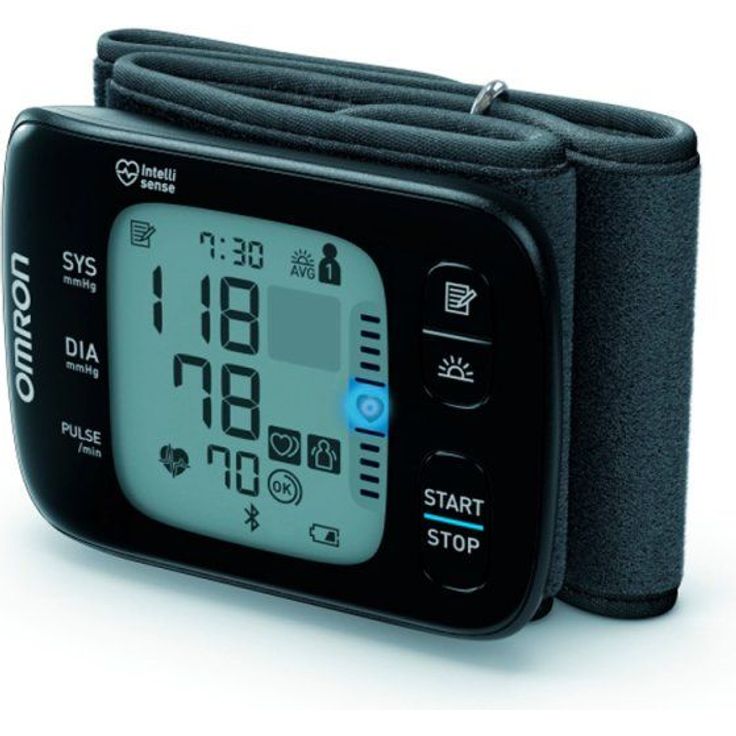 Omron RS7 Intelli IT Handgelenk-Blutdruckmessgerät, mit Positionierungssensor und Bluetooth-Funktion für zu Hause und unterwegs