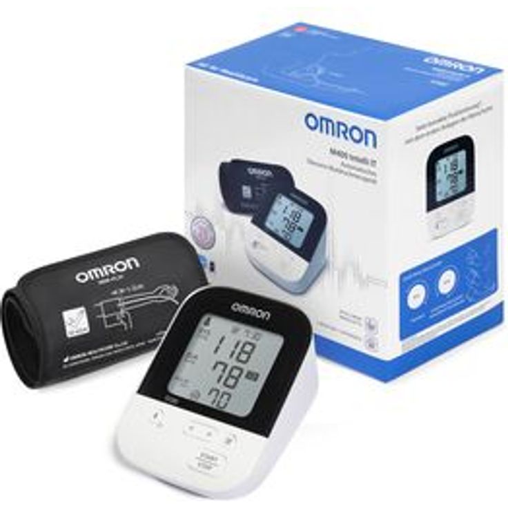 Omron M400 Intelli IT Blutdruckmessgerät, Messung am Oberarm, Batterie-betrieben – Bild 2