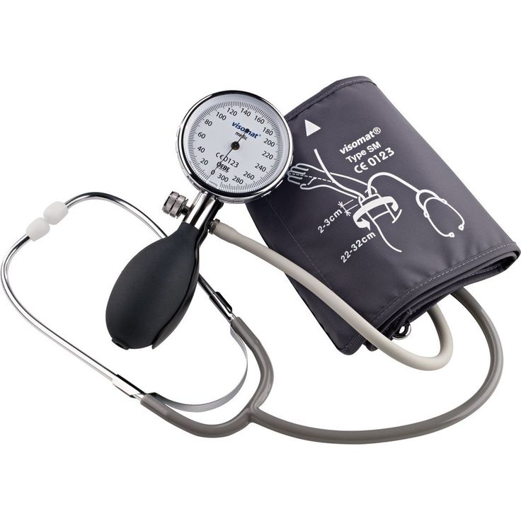 visomat medic home (Standard) Blutdruckmessgerät mit Stethoskop, Armumfang 22-32 cm – Bild 1