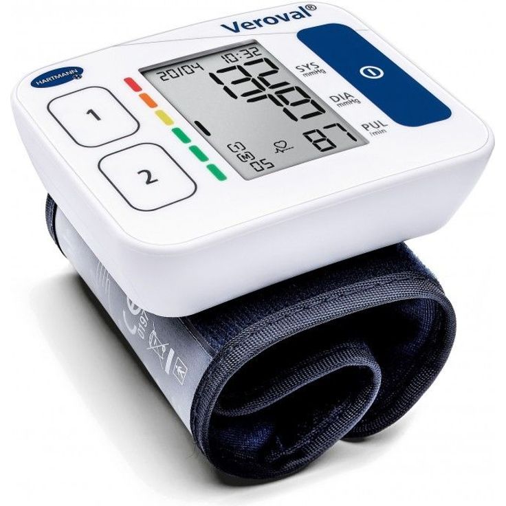 Veroval compact Handgelenk-Blutdruckmessgerät 925441 Arrythmieerkennung 2 x 100 Speicherplätze