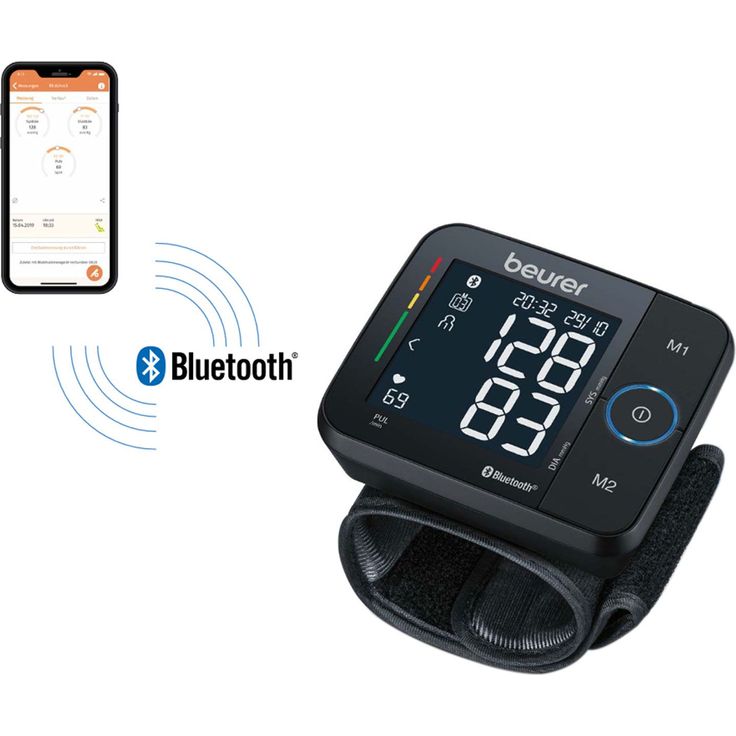 Beurer BC 54 Handgelenk-Blutdruckmessgerät mit App-Anbindung, Inflation-Technology, farbigem Risiko-Indikator und Arrhythmie-Erkennung, für Handgelenksumfänge von 13,5 - 21,5 cm, Medizinprodukt – Bild 3
