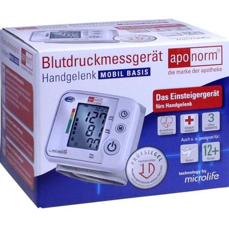 APONORM Blutdruckmessgerät Mobil Basis Handgelenk 1 St.