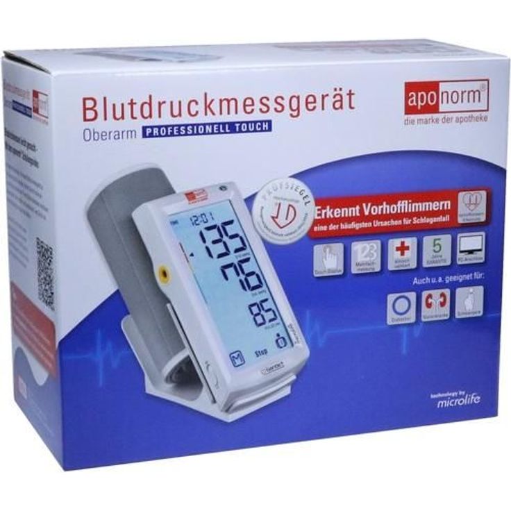APONORM Blutdruckmessgerät Prof.Touch Oberarm 1 St.