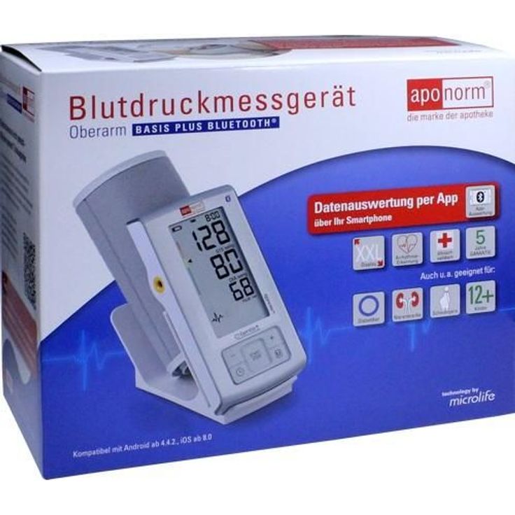 APONORM Blutdruckmessgerät Basis Pl.Bluet.Oberarm 1 St.